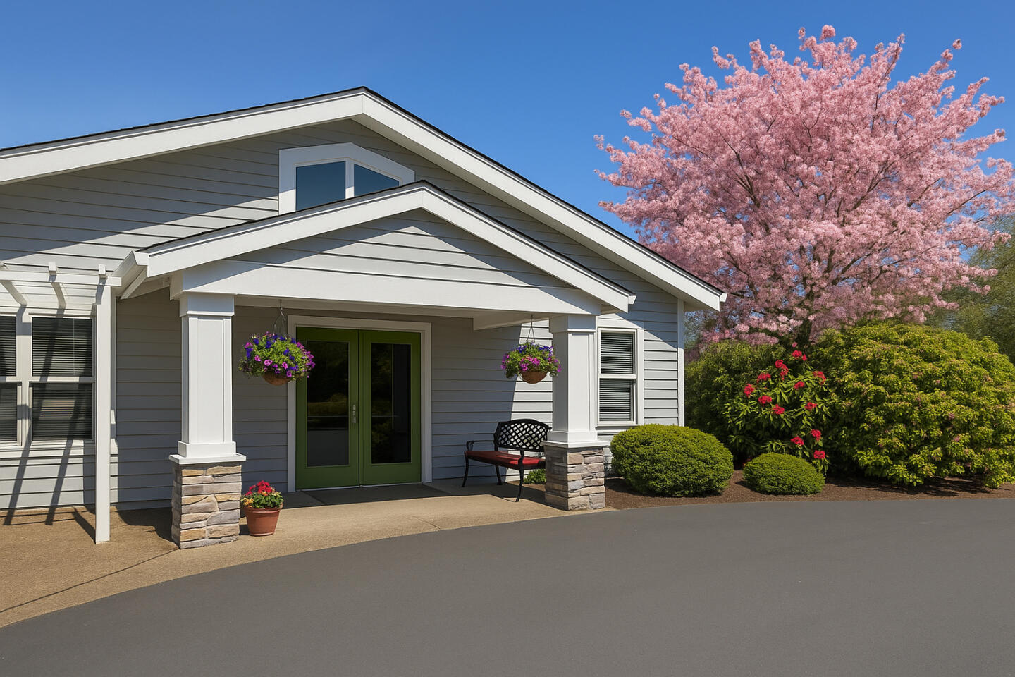 exterior shot of willow place assisted living